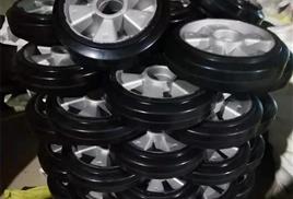 南京橡胶轮,铁芯橡胶轮子,实心橡胶轮生产厂家